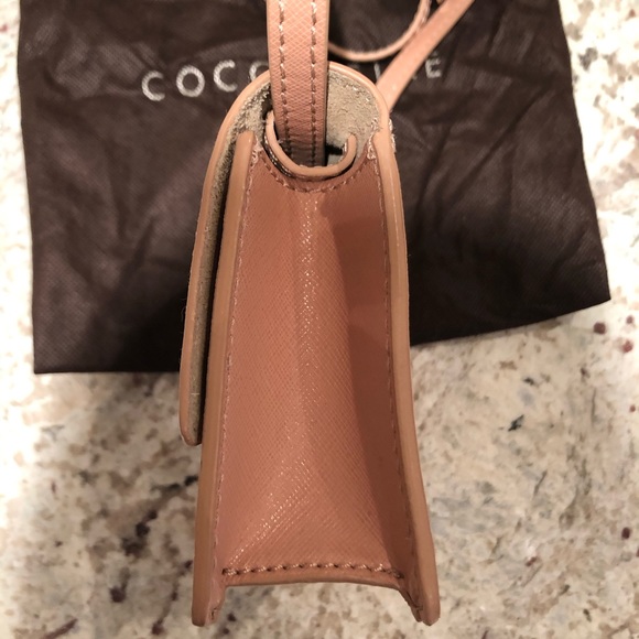 Coccinelle Cross Body Small Pink Clutch - Picture 7 of 10